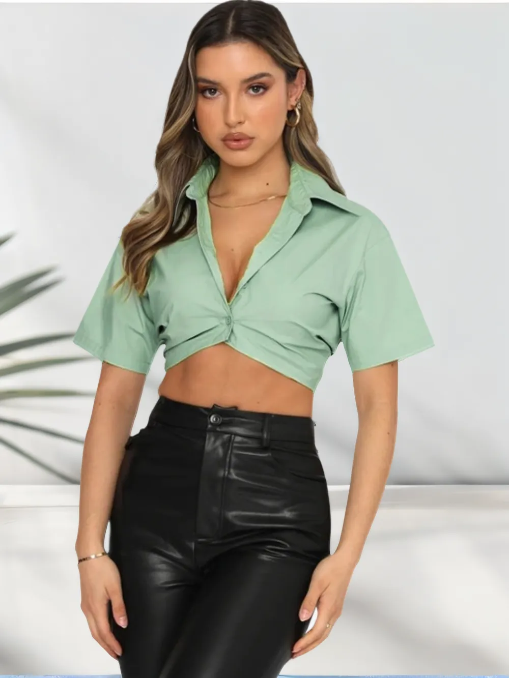 Lexa Radiant Luxe Lapel Top