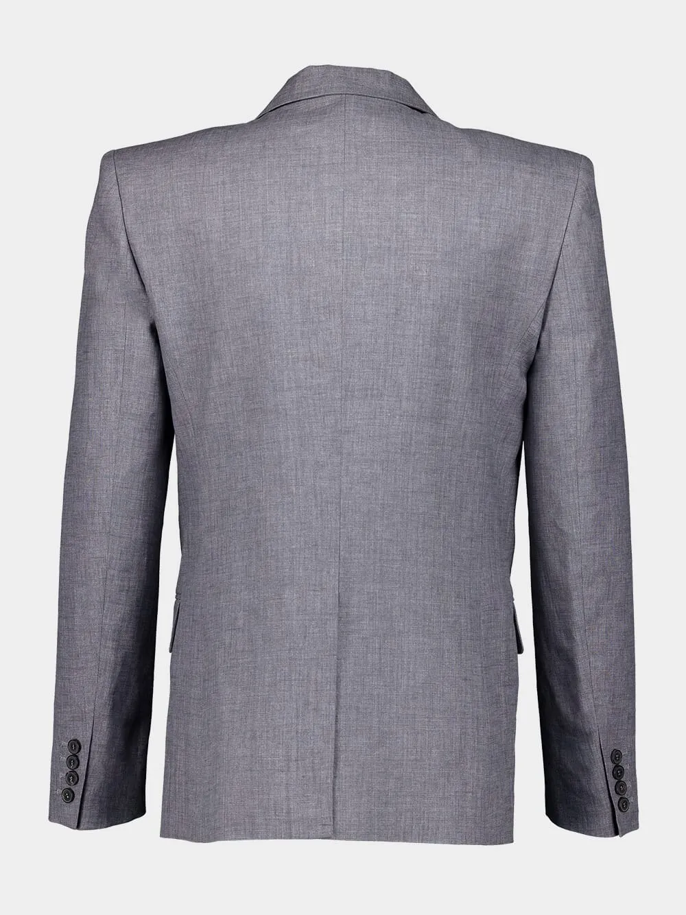 Light Grey Linen Neoprene Jacket