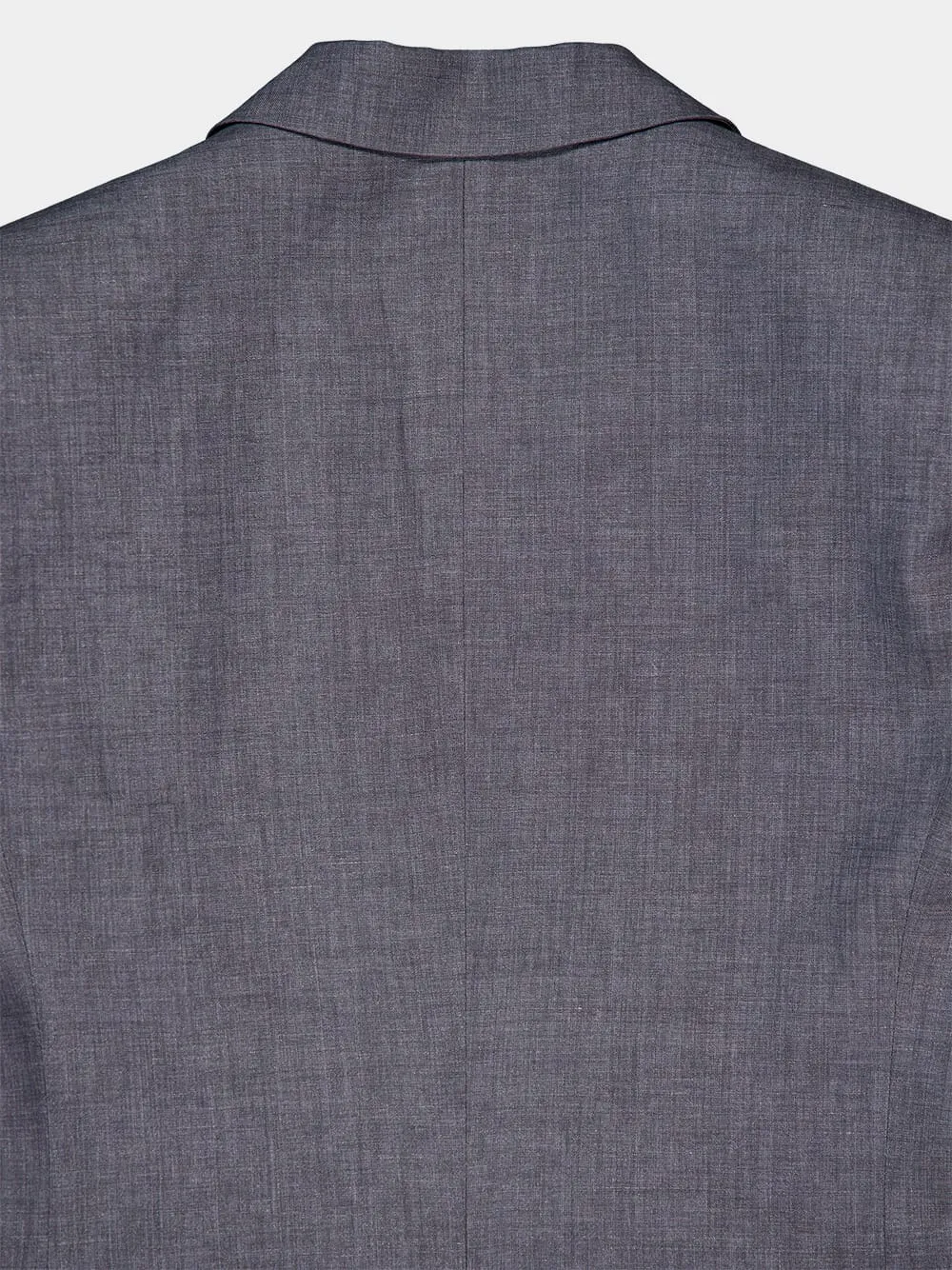 Light Grey Linen Neoprene Jacket