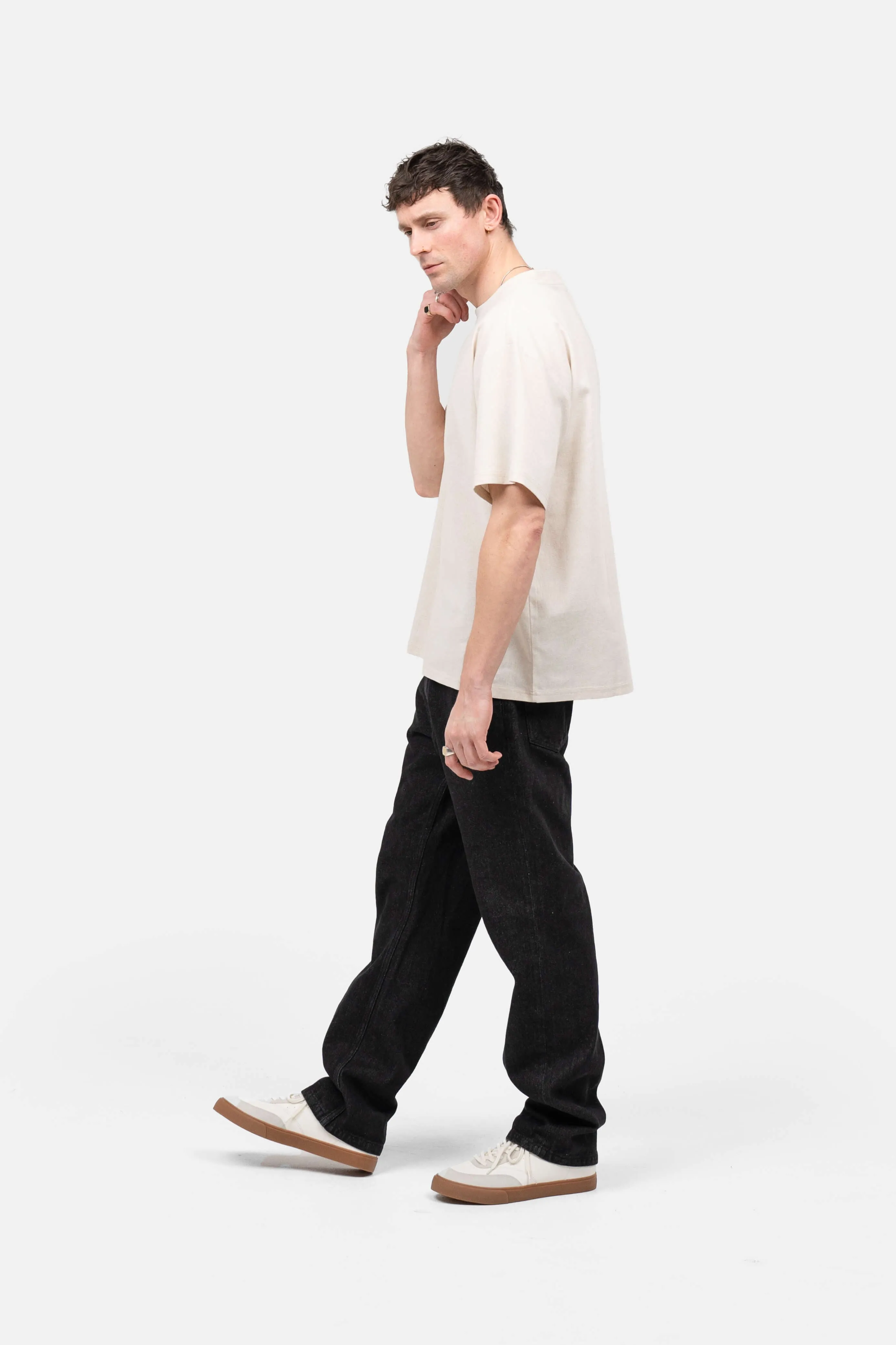 linen T-shirt Beige