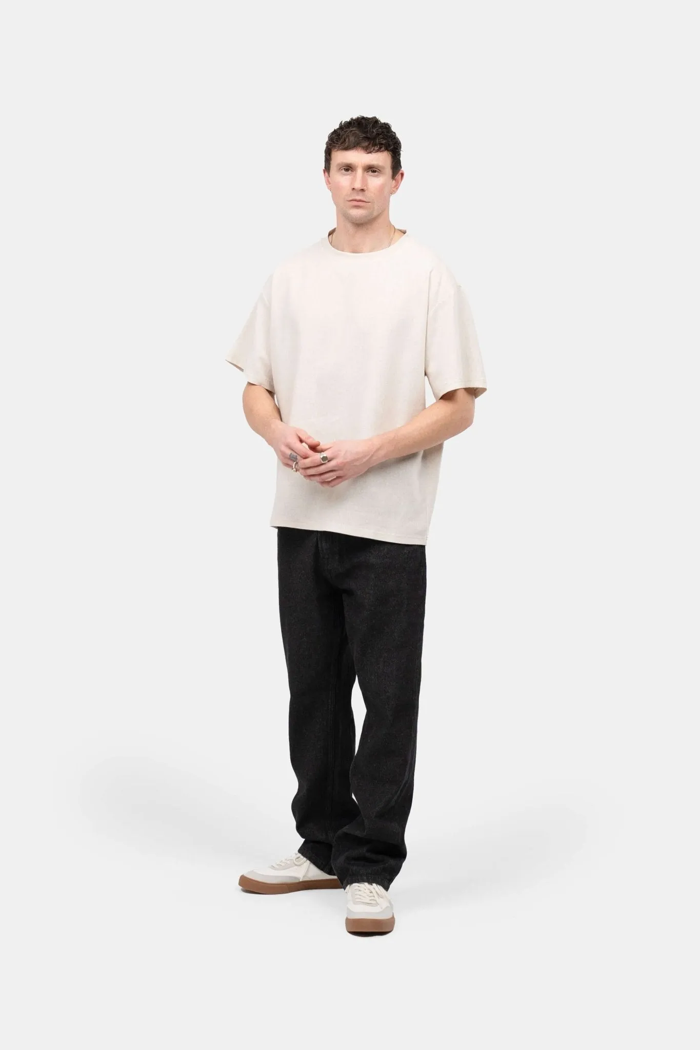 linen T-shirt Beige