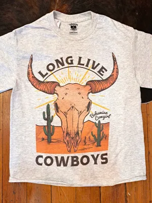 Long Live Cowboys Skull T-Shirt