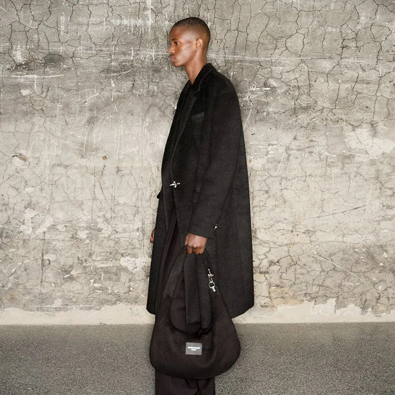 Long Textured Overcoat