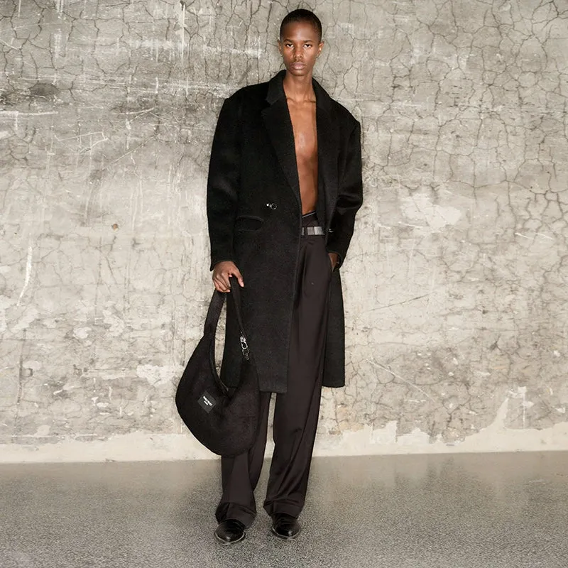 Long Textured Overcoat