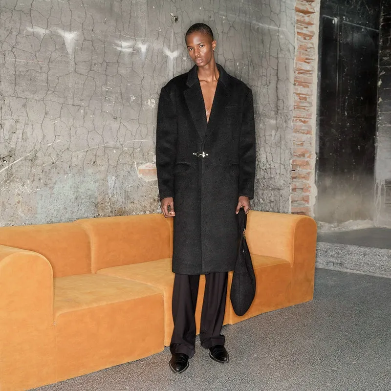 Long Textured Overcoat
