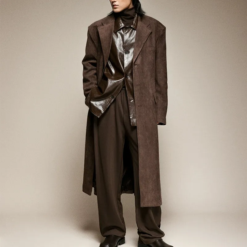 Long Woolen Overcoat