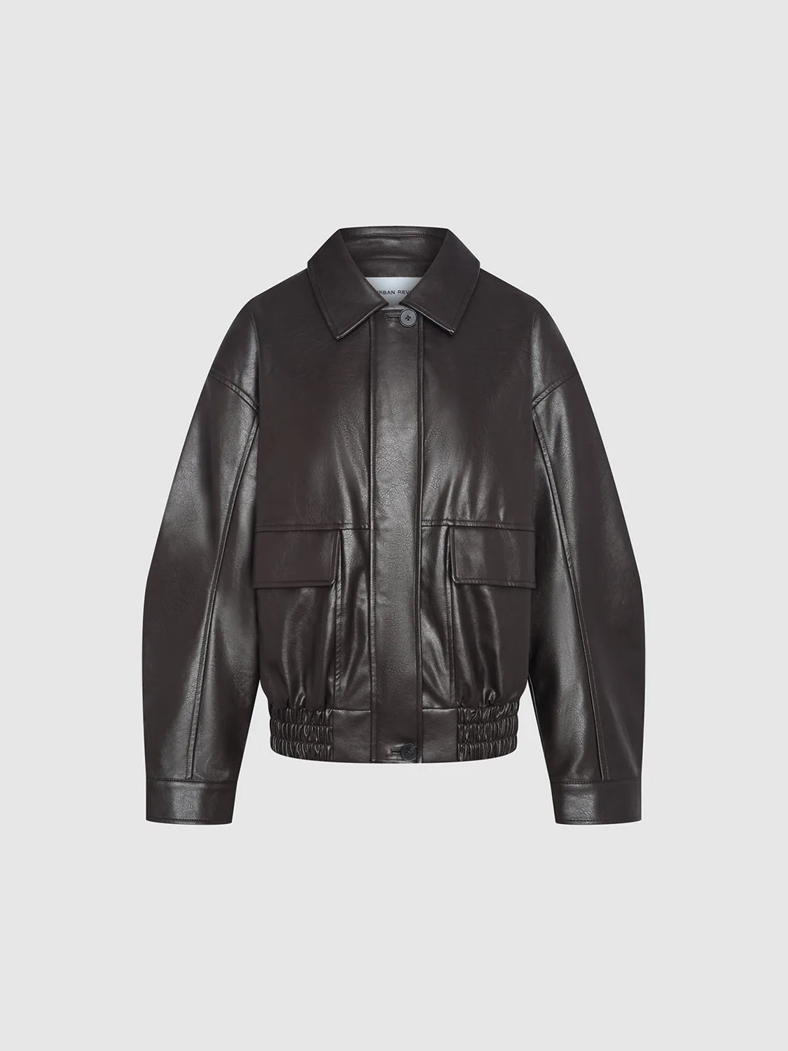 Loose Vegan Leather Jackets