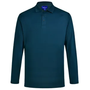 Lucky Bamboo Polo Mens Long Sleeve
