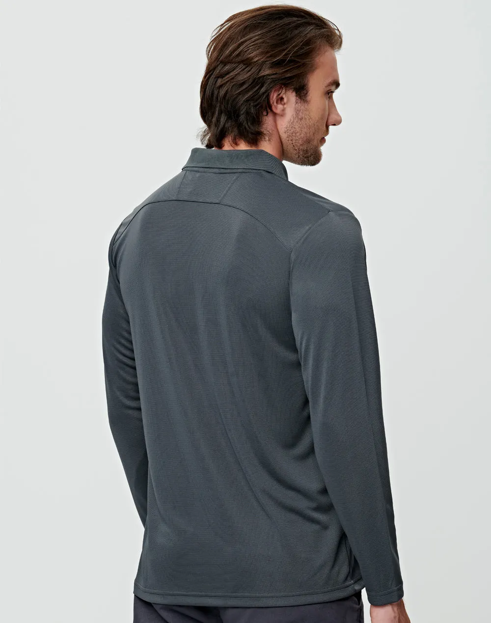 Lucky Bamboo Polo Mens Long Sleeve