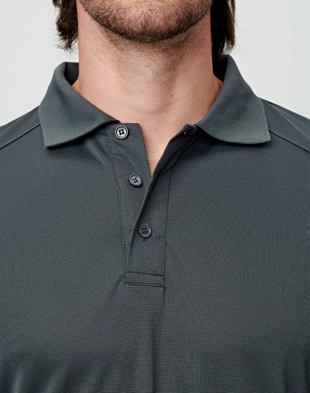 Lucky Bamboo Polo Mens Long Sleeve