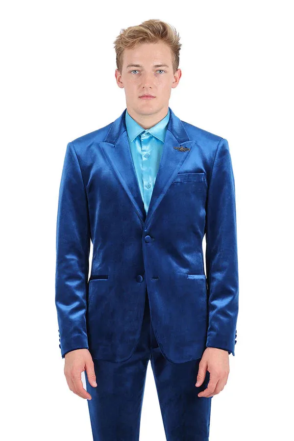 Lush Velvet Men's Blazer by Vercini