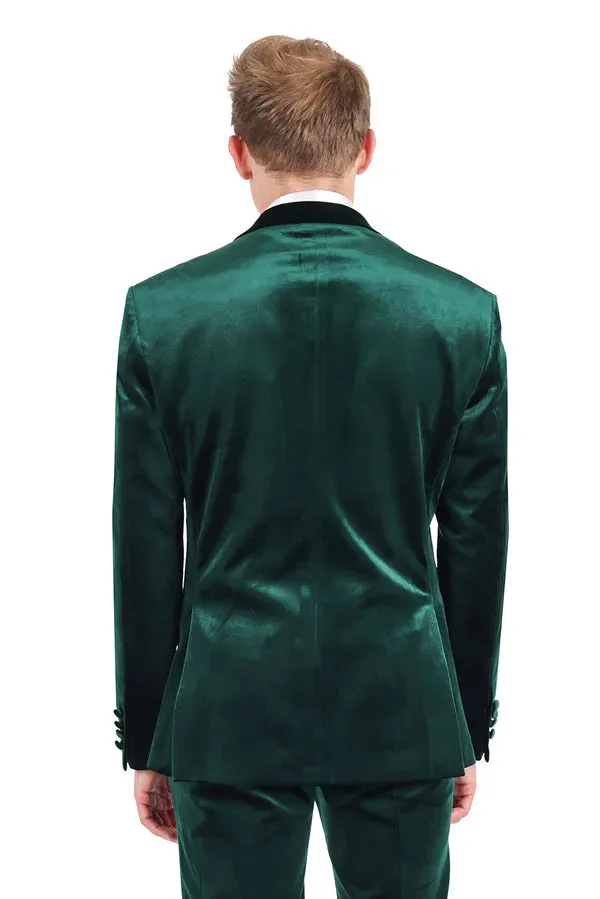 Lush Velvet Men's Blazer by Vercini
