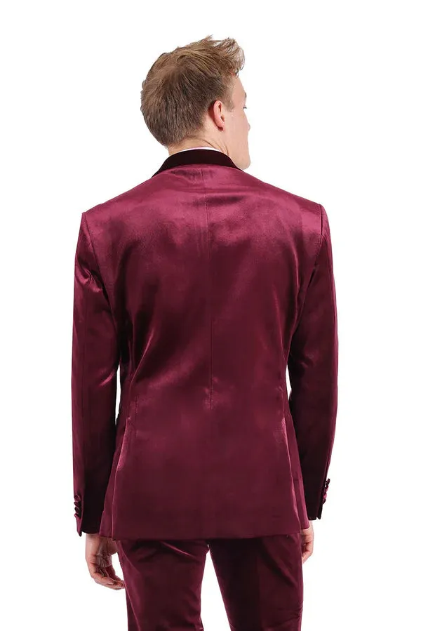 Lush Velvet Men's Blazer by Vercini