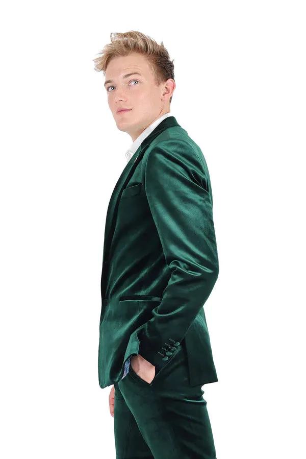 Lush Velvet Men's Blazer by Vercini