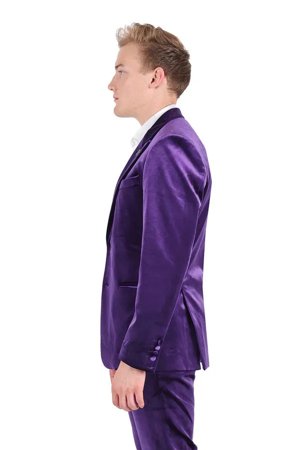 Lush Velvet Men's Blazer by Vercini
