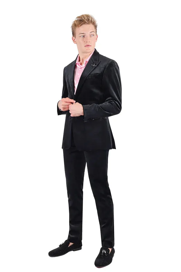 Lush Velvet Men's Blazer by Vercini