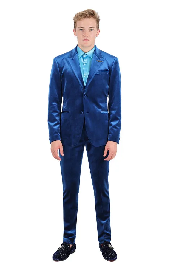 Lush Velvet Men's Blazer by Vercini