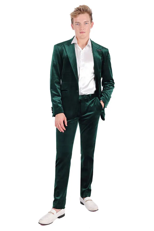 Lush Velvet Men's Blazer by Vercini
