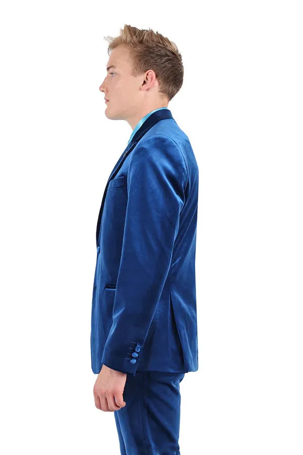 Lush Velvet Men's Blazer by Vercini