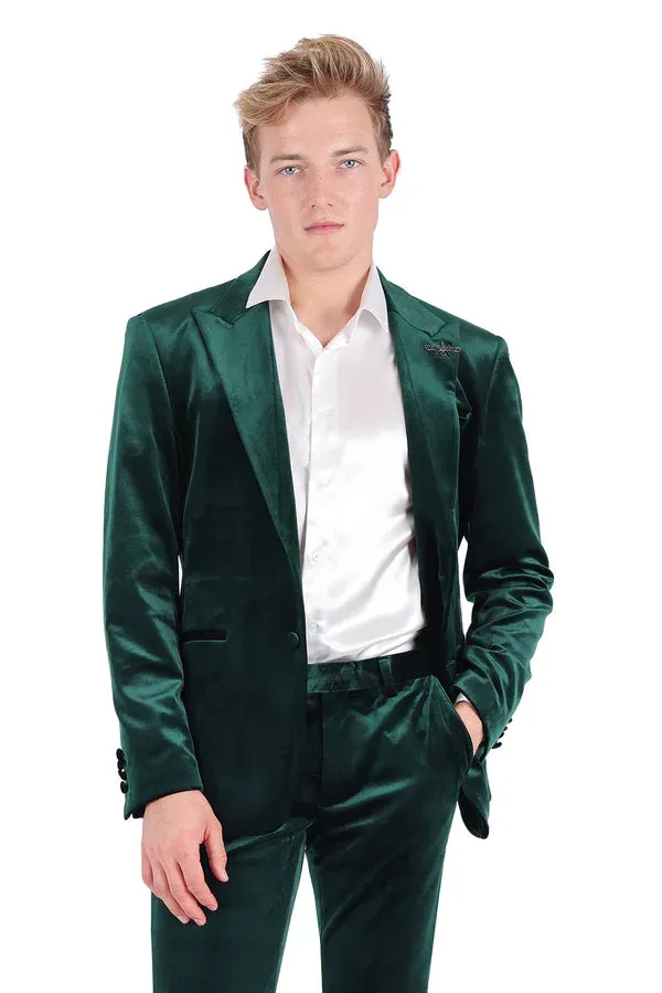 Lush Velvet Men's Blazer by Vercini