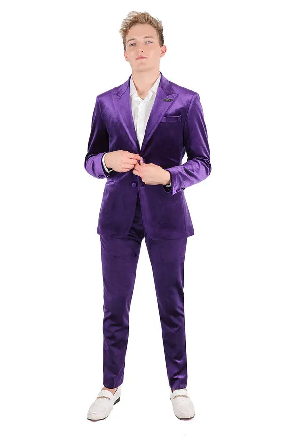 Lush Velvet Men's Blazer by Vercini
