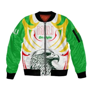 Mali Les Aigles Football Sleeve Zip Bomber Jacket Eagles Sporty Style TS04