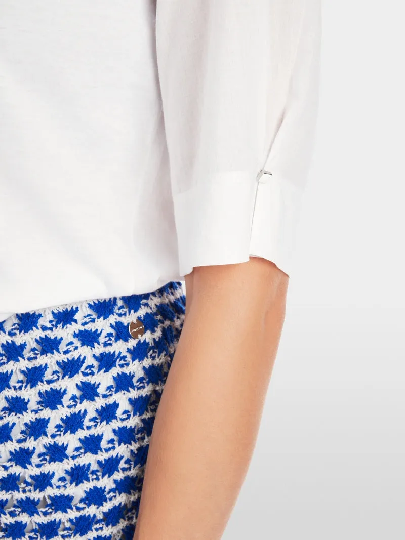 Marc Cain White T Shirt With Placement Print