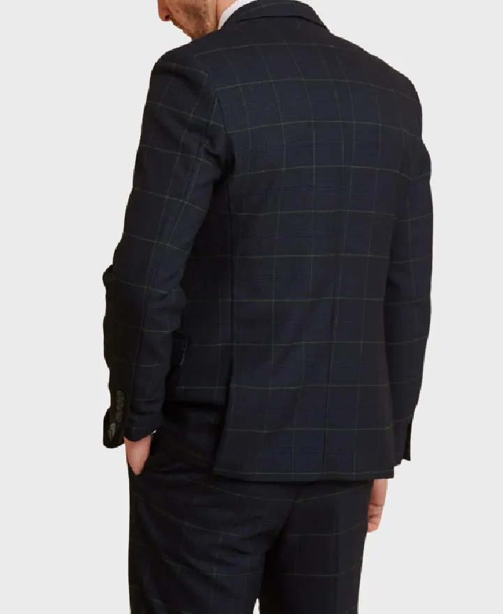 Marc Darcy Edinson Blazer Navy/Green