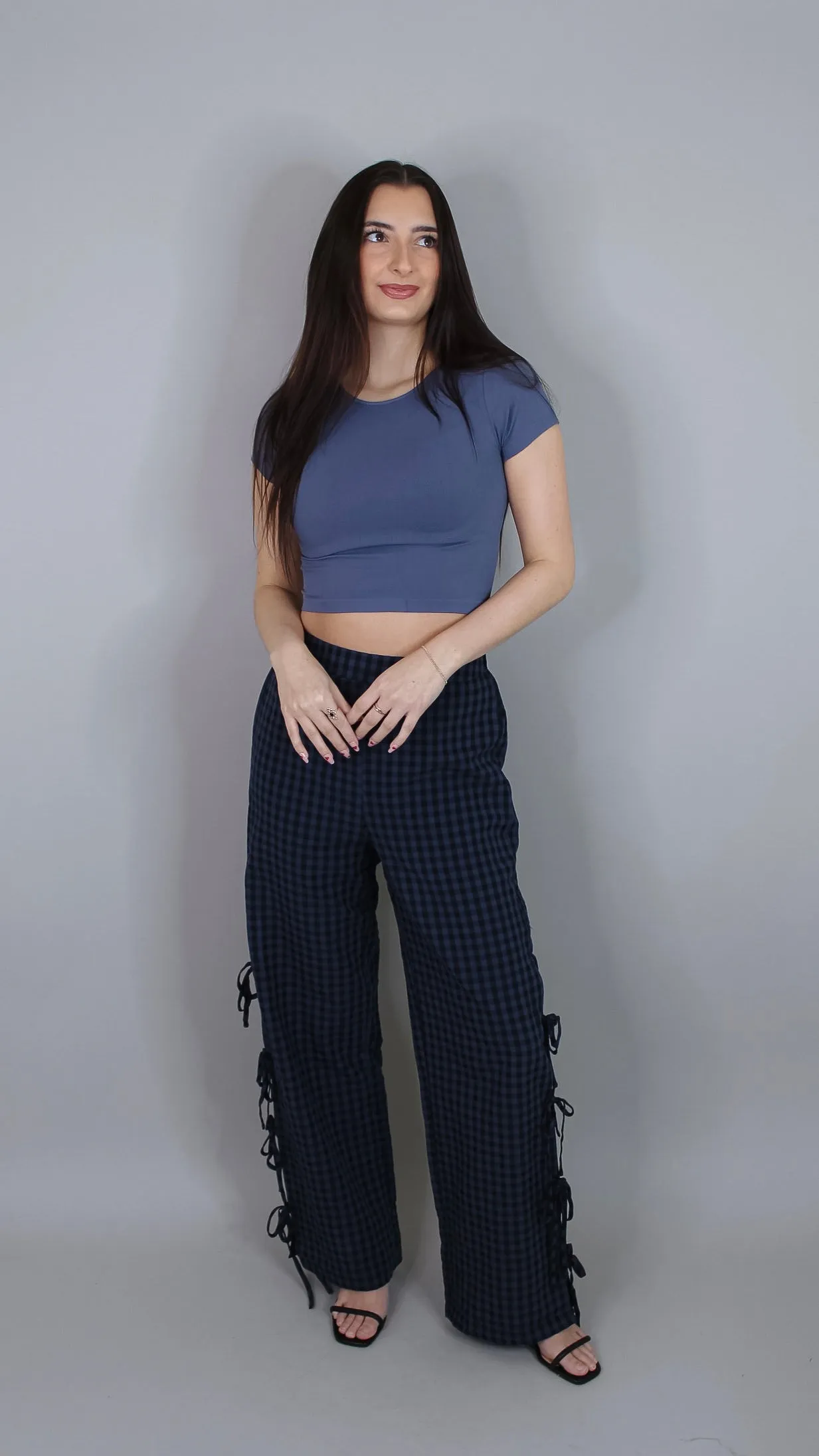 Margo Baby Tee - Blue Shadow