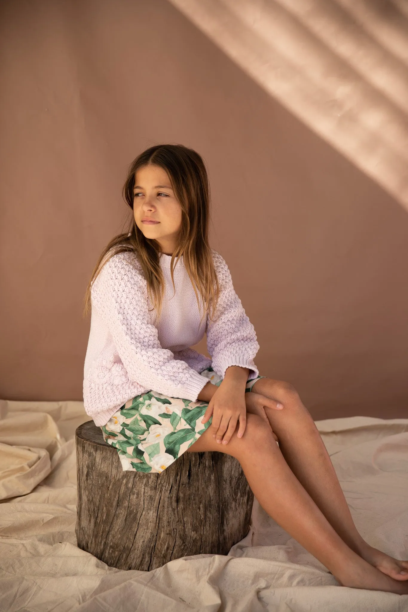 Marigold Knitted Jumper - Coconut Ice