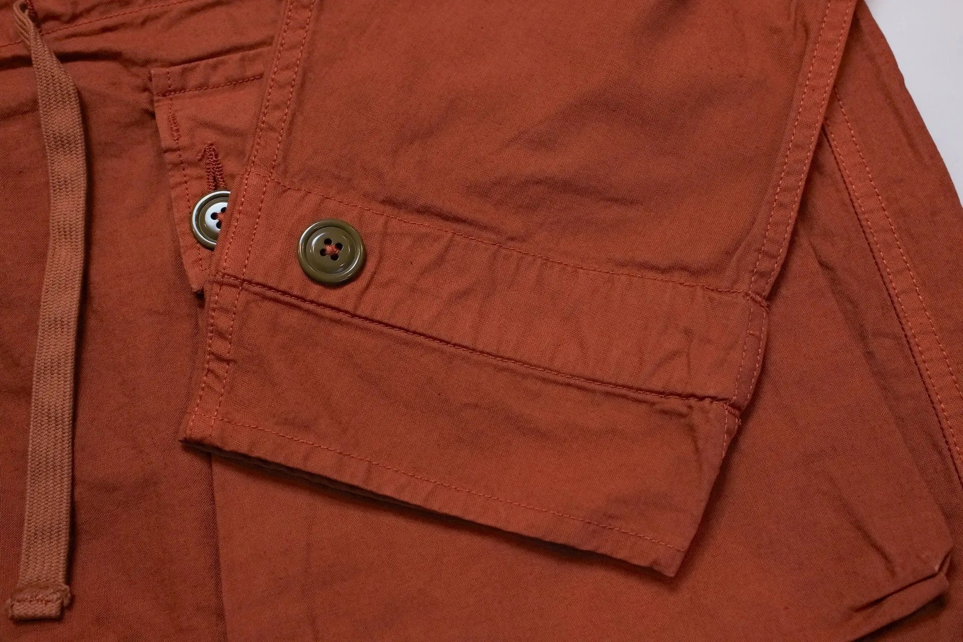 Maru Sankaku Peke by SDA "All-Season" Anorak Parka (Orange)