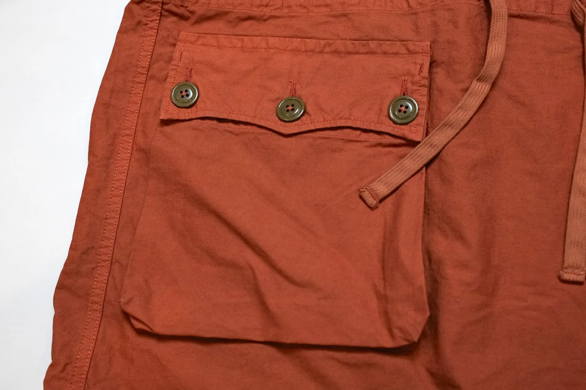 Maru Sankaku Peke by SDA "All-Season" Anorak Parka (Orange)