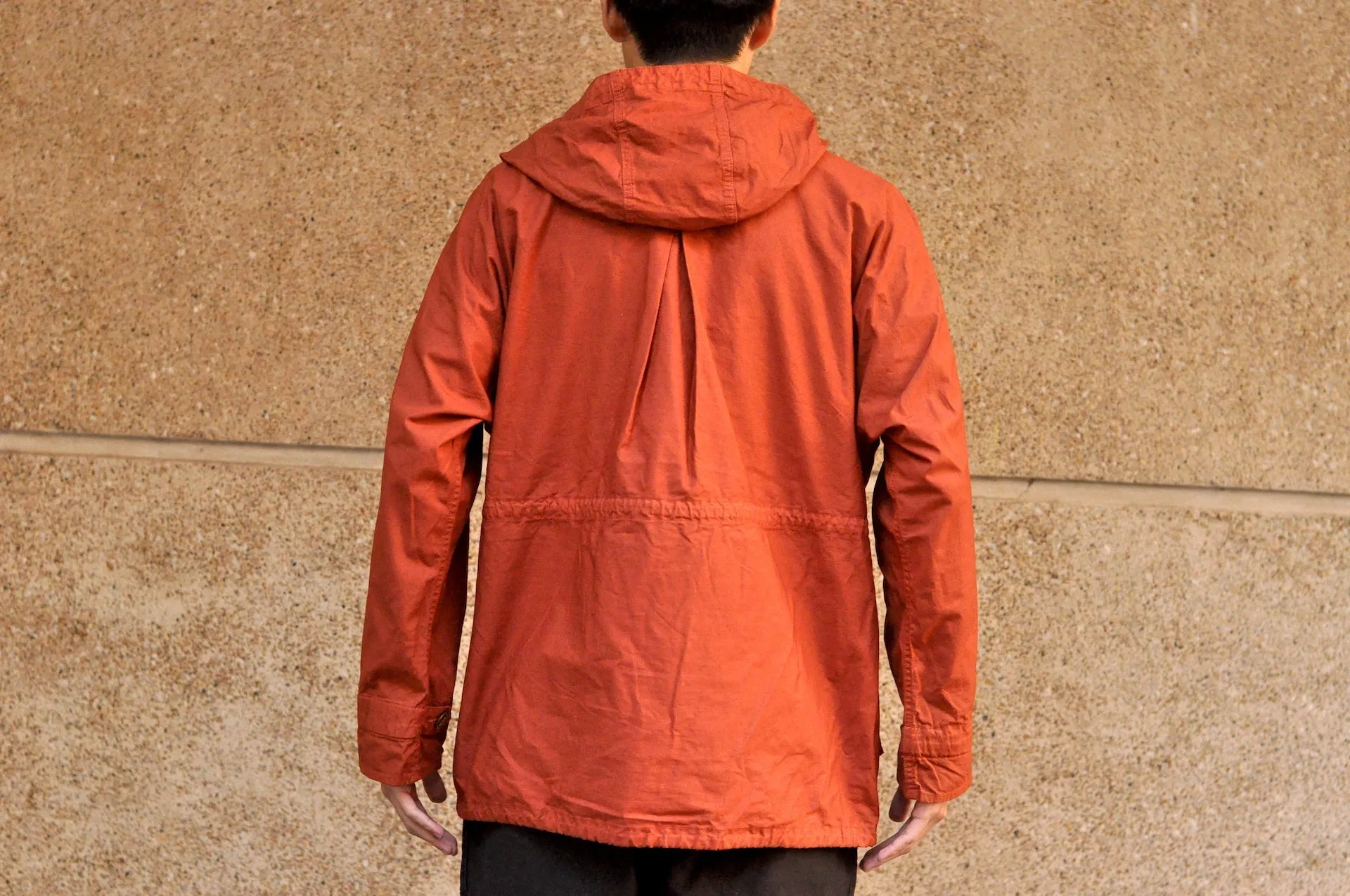Maru Sankaku Peke by SDA "All-Season" Anorak Parka (Orange)