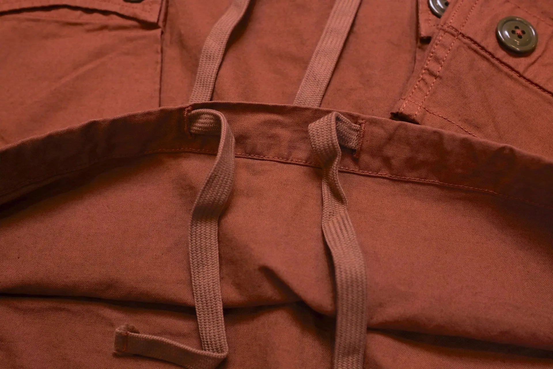Maru Sankaku Peke by SDA "All-Season" Anorak Parka (Orange)
