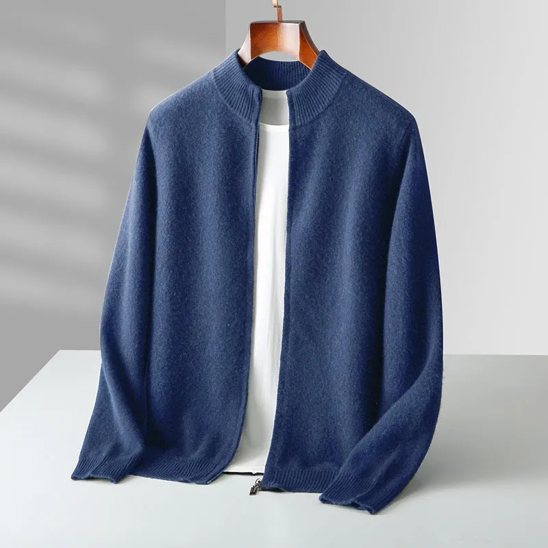 Mason™ | Refined Wool Zip Cardigan