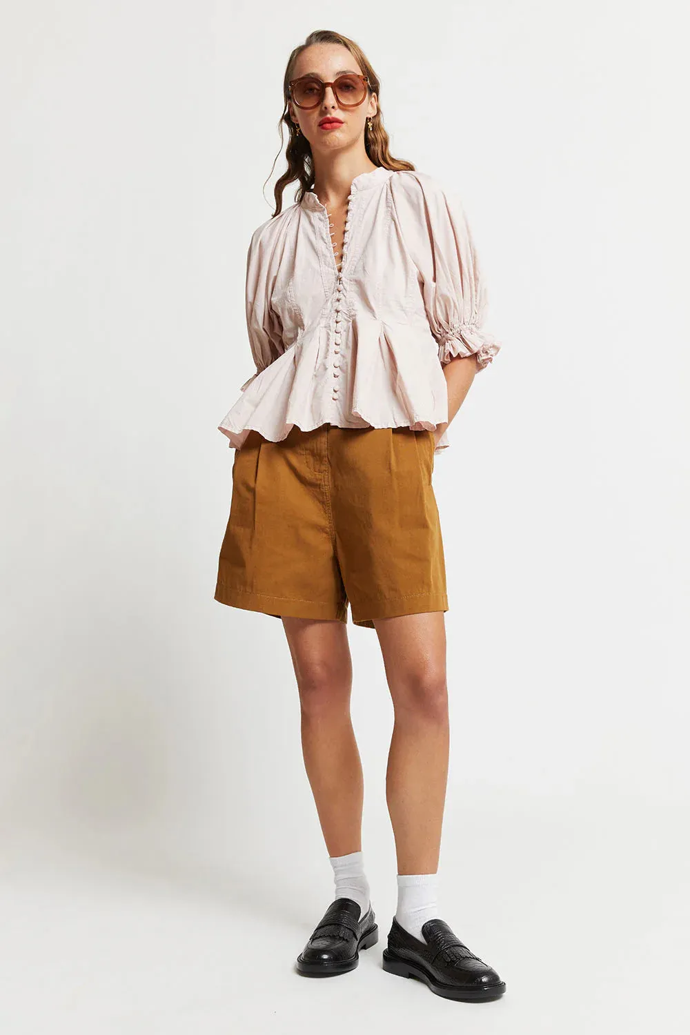 Melody Organic Cotton Top Off-White