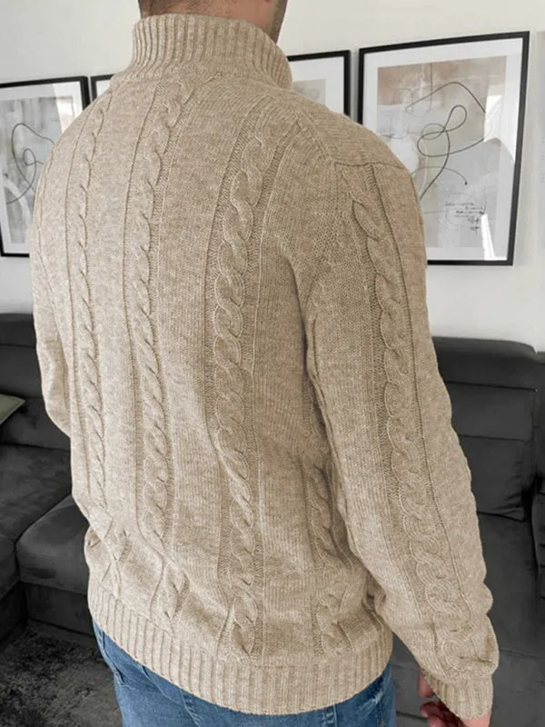 Men's Button-Front Knit Cardigan for Smart & Casual Wear – Lucas