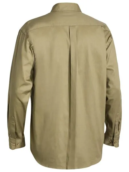 Mens Original Cotton Drill Shirt- Long sleeve