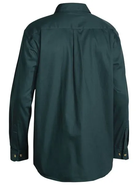 Mens Original Cotton Drill Shirt- Long sleeve