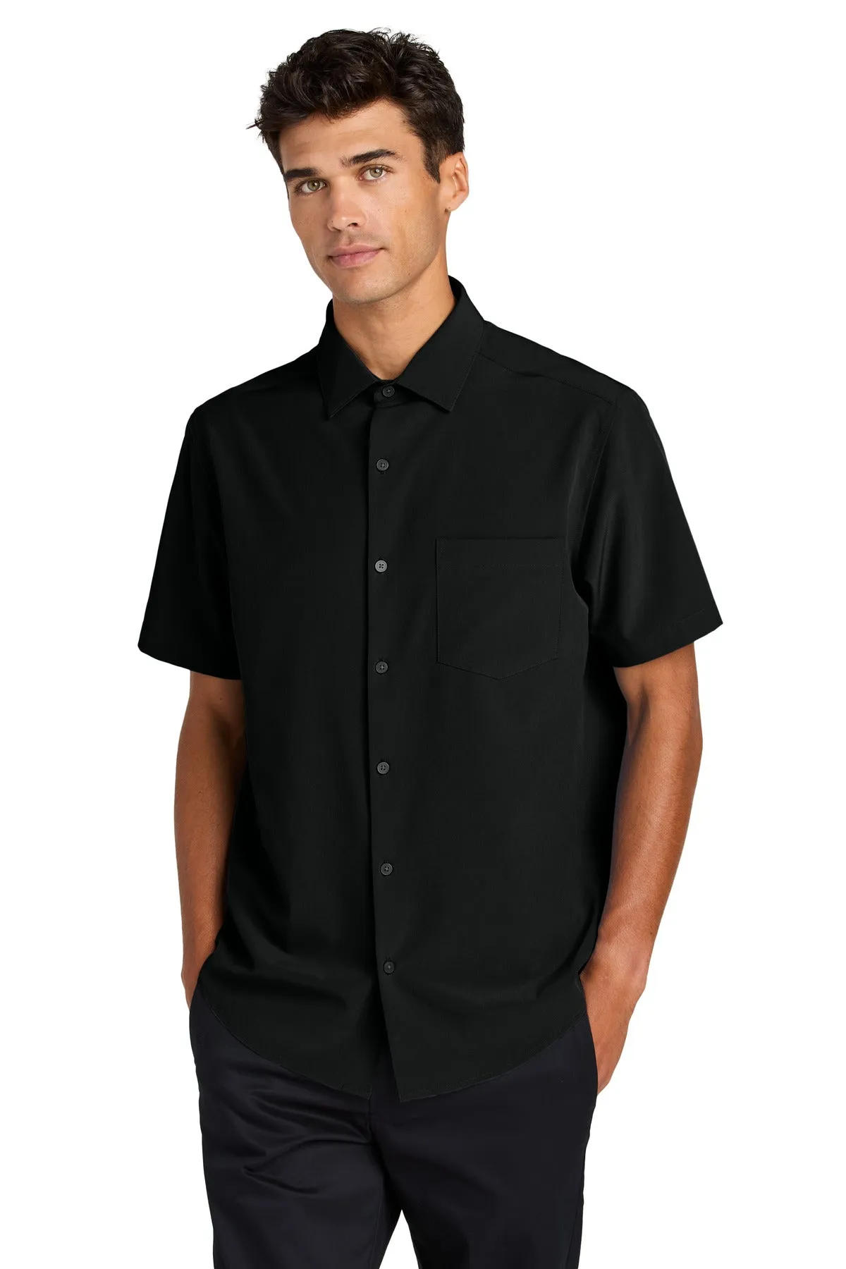 Mercer Mettle Short Sleeve UV Capital Tech Shirt MM2006 Deep Black