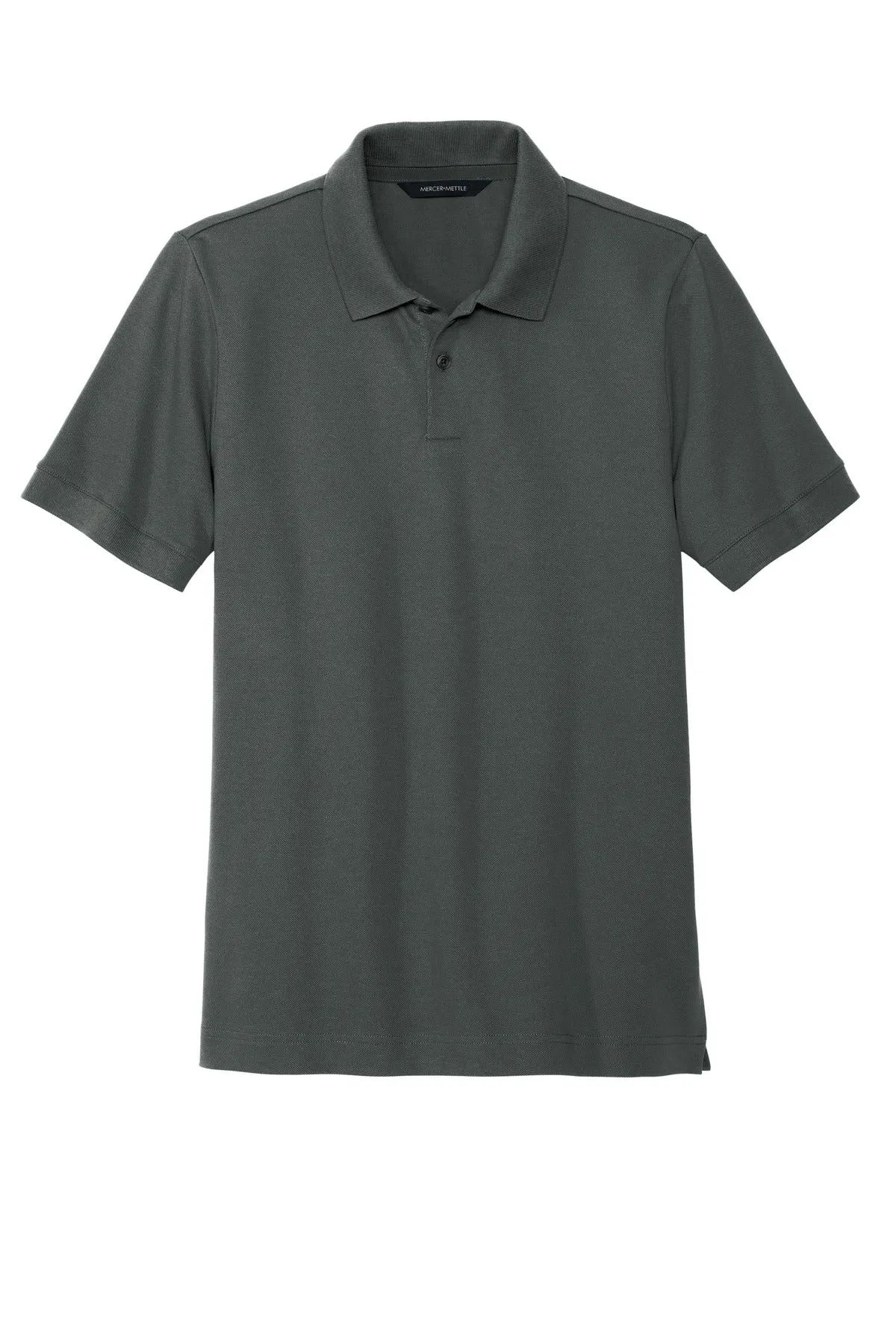Mercer Mettle Stretch Heavyweight Pique Polo MM1000 Anchor Grey