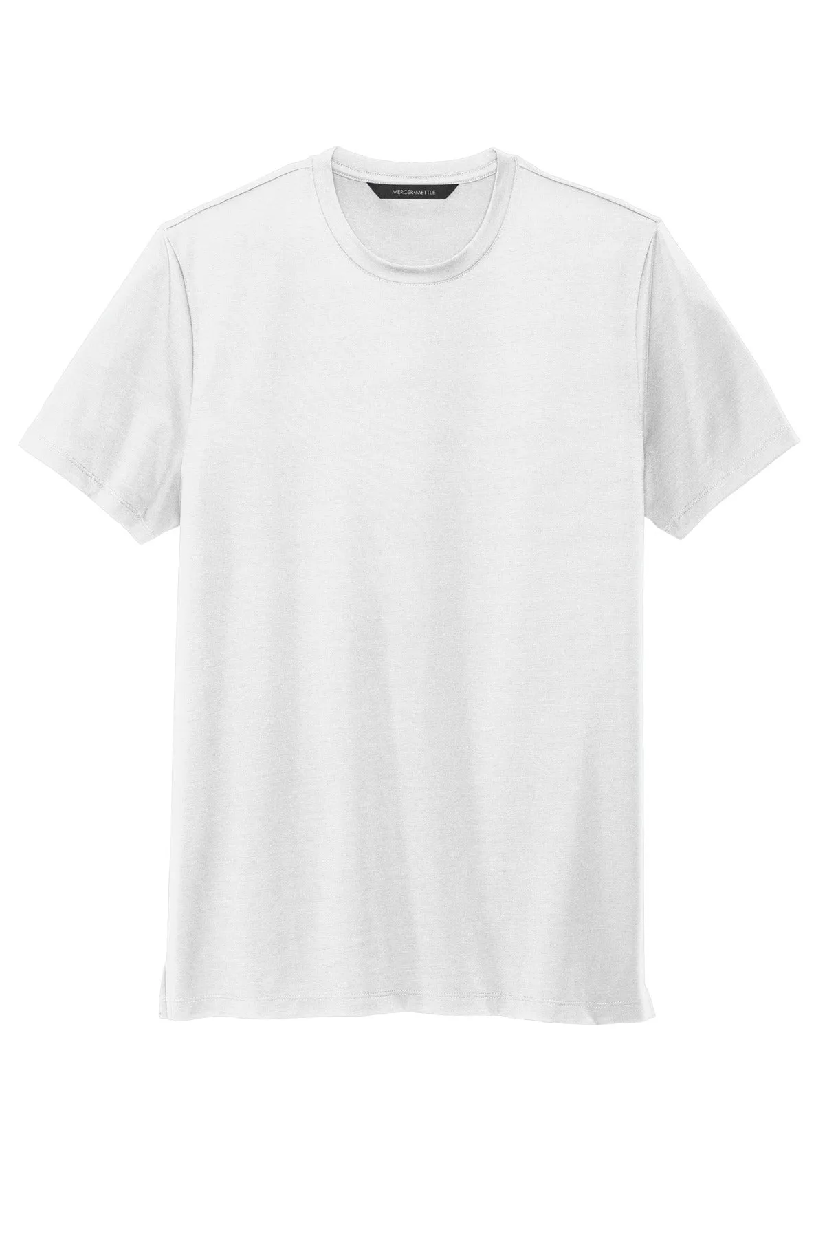 Mercer Mettle Stretch Jersey Crew MM1016 White