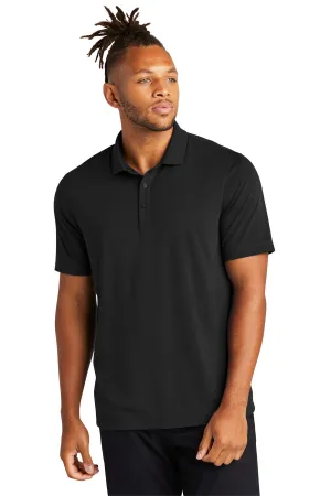 Mercer Mettle Stretch Jersey Polo MM1014 Deep Black