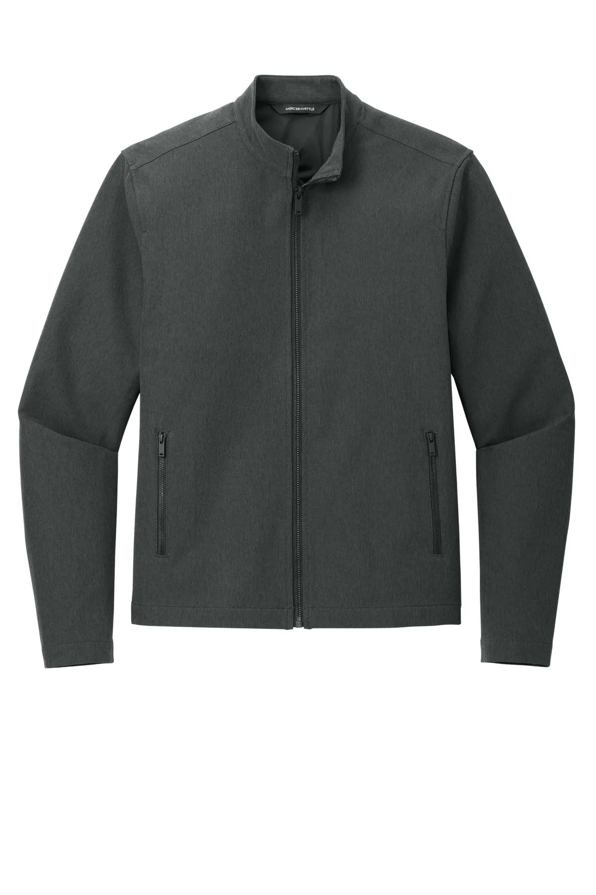 Mercer Mettle Stretch Soft Shell Jacket MM7102 Anchor Grey Heather