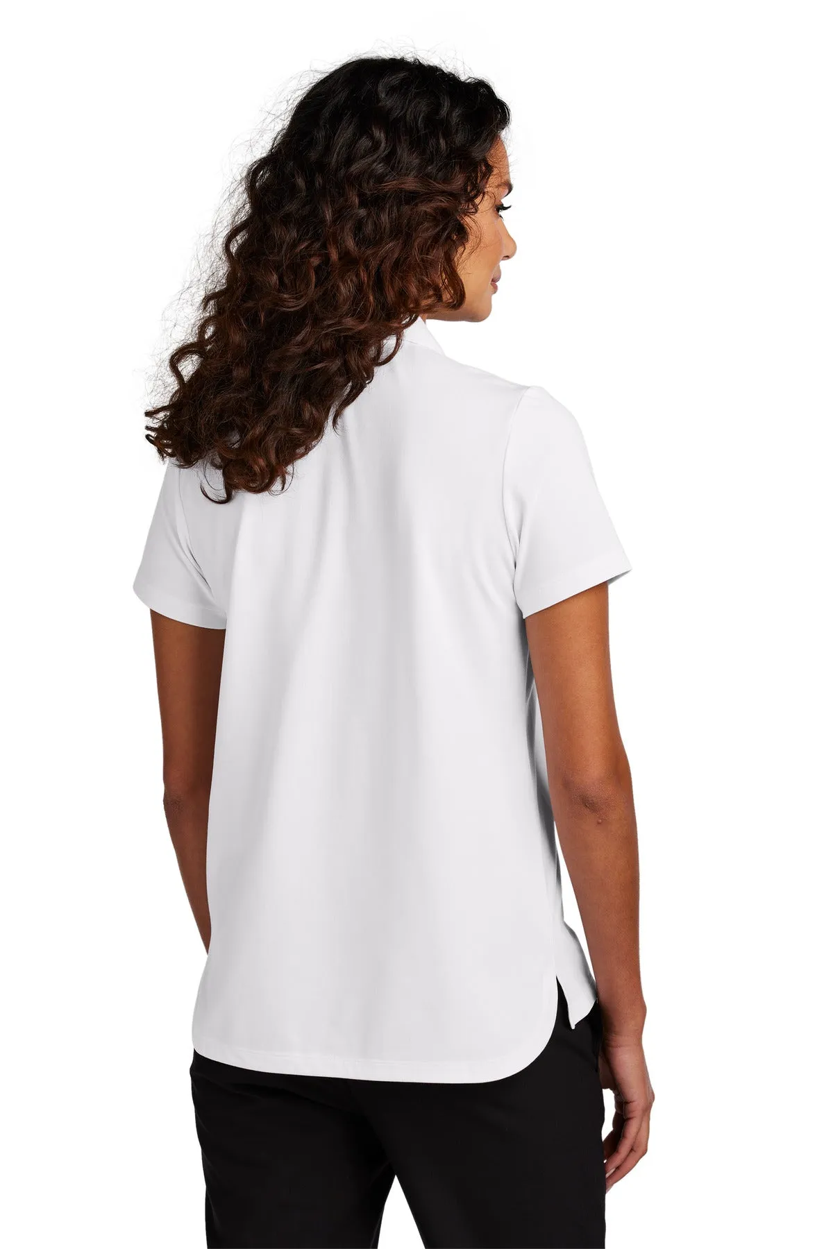 Mercer Mettle Women's Stretch Pique Polo MM1005 White