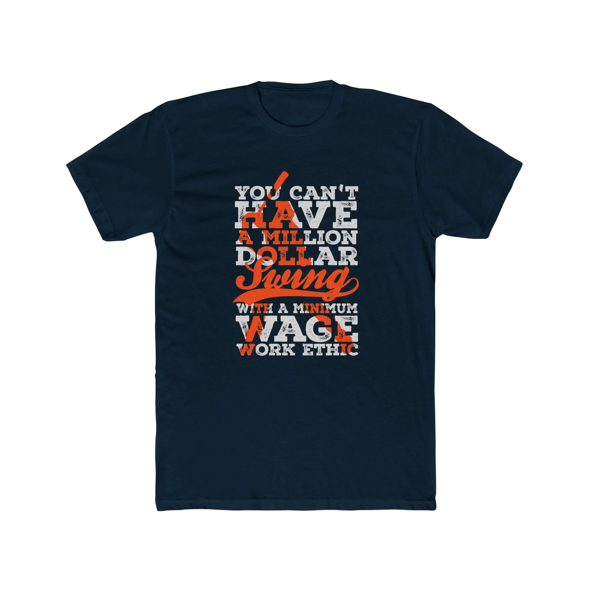 Million Dollar Swing Work Ethic Premium Dark Design T-Shirt