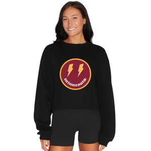 Minnesota Lightning Smile Cropped Crewneck