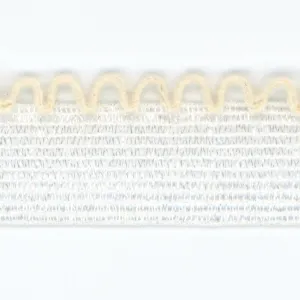 Mist Picot Stretch #9000 Ecru