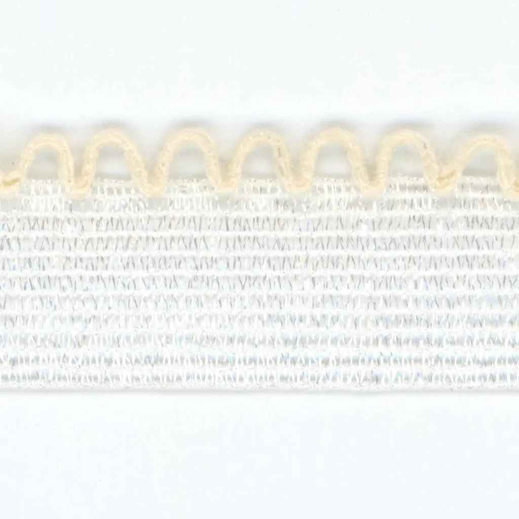 Mist Picot Stretch #9000 Ecru