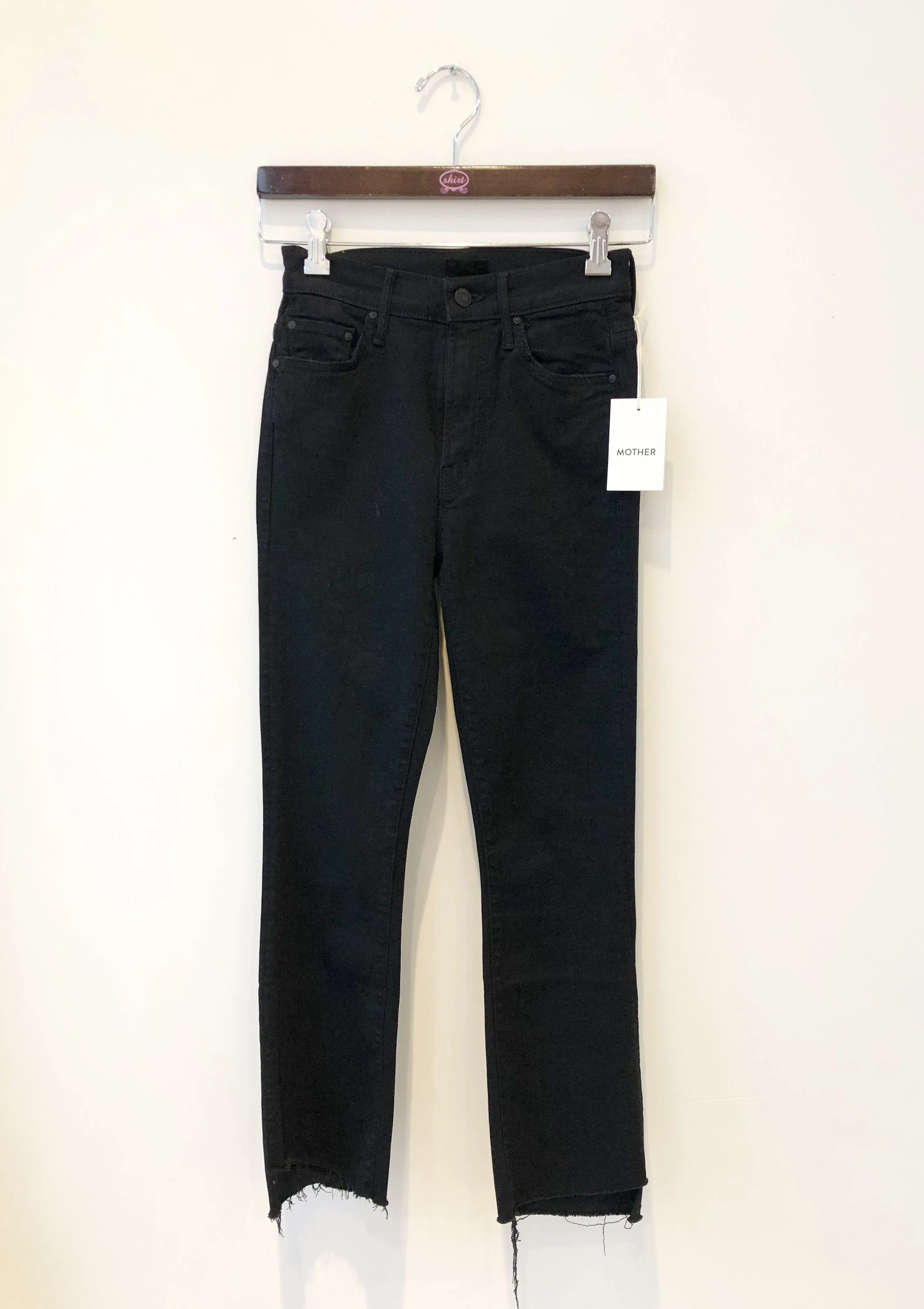 MOTHER INSIDER CROP STEP FRAY